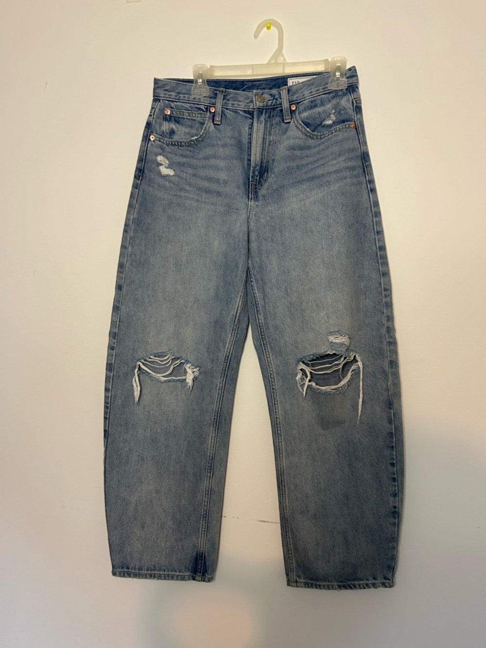 GAP Distressed Light Blue Jeans